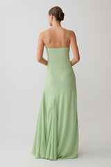 Aurelia Chiffon Maxi Dress Sage