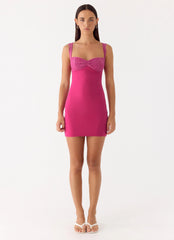 Marias Mini Dress Fuchsia