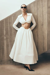 Greta Shirt Bra White