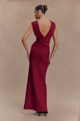 Monique Maxi Dress Plum