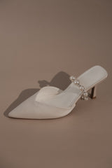 Karla Pearl Mule Ivory