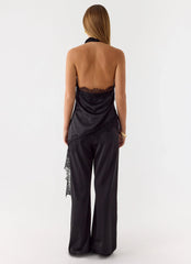 Emilee Cowl Top Black