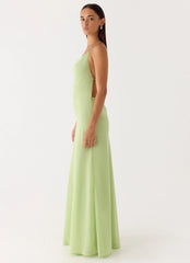 Morning Crush Cowl Maxi Dress Lime