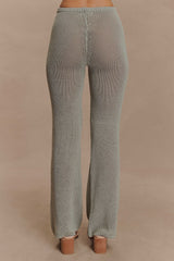 Malani Wide Leg Knit Pants Sage
