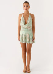 When I Move Mini Dress Mystic Paisley