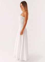 Zahra Maxi Dress White