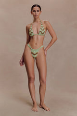 Robyn Beaded Bikini Bottom Sage