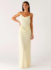 Oliana Maxi Dress Yellow