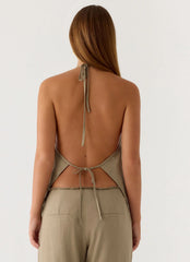 Ingrid Top Sand Brown