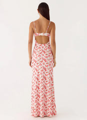 Vamonos Maxi Dress Porcelain Rose