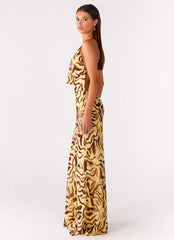 Viva Lune Maxi Dress Laguna Print