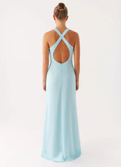 Desi Halterneck Maxi Dress Mint