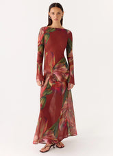 Charmayne Chiffon Maxi Dress Cuba Cuba