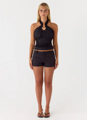 Midnight Sky Top Black