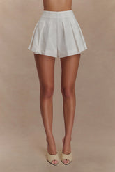 Issy Cotton Shorts White