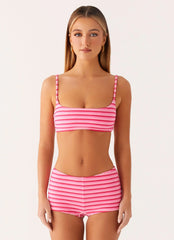 Mauritius Swim Short Pink Stripe