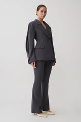 Marion Fit And Flare Pant Charcoal Shadow