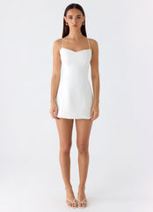 Famous Mini Dress White