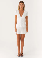 Simply Yours Mini Dress White