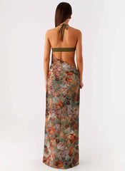 Overgrown Maxi Dress Vintage Blossom