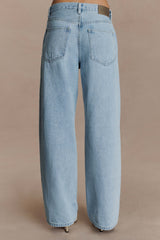 Mannon Mid Rise Denim Jeans 80S Blue