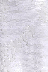 Maisie Strapless Sequin Midi Dress White