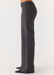 Hot as Ice Low Rise Pants Grey