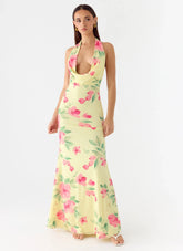 Like You Better Maxi Dress Lemon Soleil