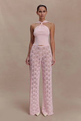 Glinda Crochet Pants Baby Pink