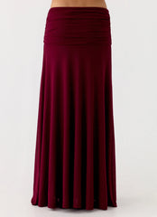 Thorness Maxi Skirt Plum