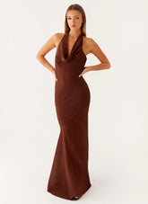 Sullivan Maxi Dress Chocolate