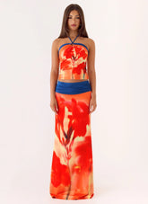 Fraser Maxi Skirt Sunburnt Petal