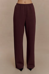 August Straight Leg Jogger Chocolate