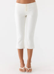 Andrea Pants White