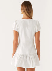 Simply Yours Mini Dress White