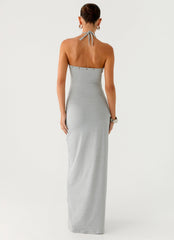 Off The Bass Maxi Dress Grey