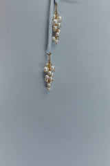 Beryl Slinky Maxi Dress With Pearls Pale Blue