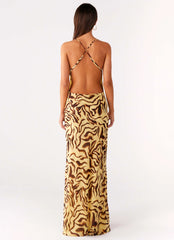Viva Lune Maxi Dress Laguna Print