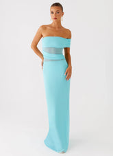 Lumi Maxi Dress Turquoise