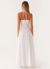 Zahra Maxi Dress White