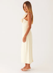 Sweetpea Midi Dress Yellow
