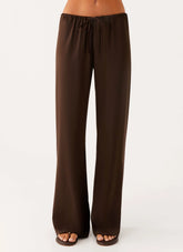 Deacon Low Rise Pants Chocolate