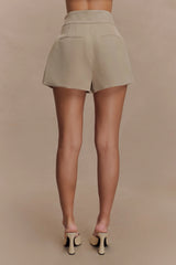 Alden High Waisted Short Pebble