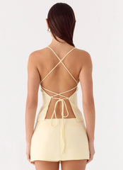Leray Top Lemon Yellow