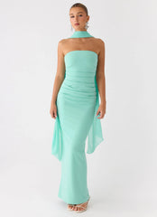 Libra Maxi Dress Aqua