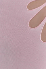 Brock Knit Halter Maxi Dress Baby Pink