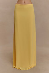 Katalina Chiffon Maxi Skirt Butterscotch