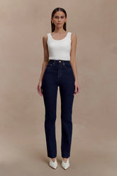 Janessa Skinny Denim Jeans Indigo Blue