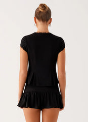 Landon Mini Skort Black