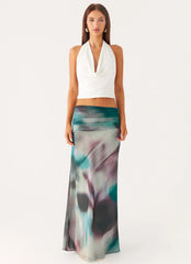 Rimi Maxi Skirt Sea Splash